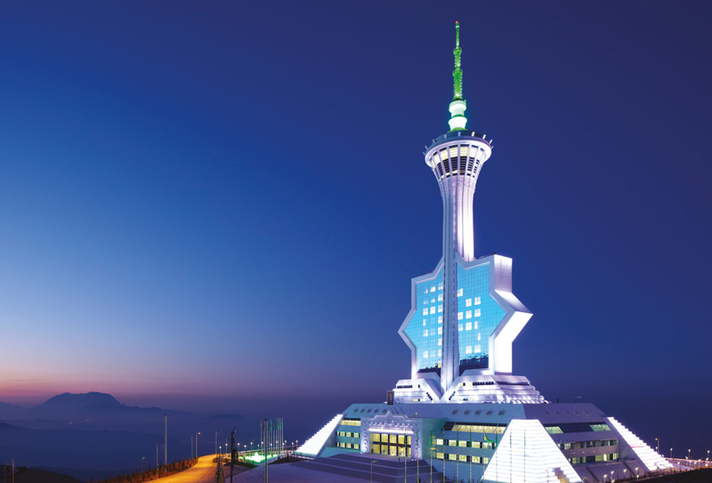 Illustration for article titled Turkmenistan's Astonishing Attempt To Build A City Of The Future